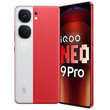 iQOO Neo9 Pro 5G (Fiery Red, 8GB RAM, 256GB Storage) | Snapdragon 8 Gen 2 processor | Supercomputing Chip Q1 | Flagship level Sony IMX920 camera